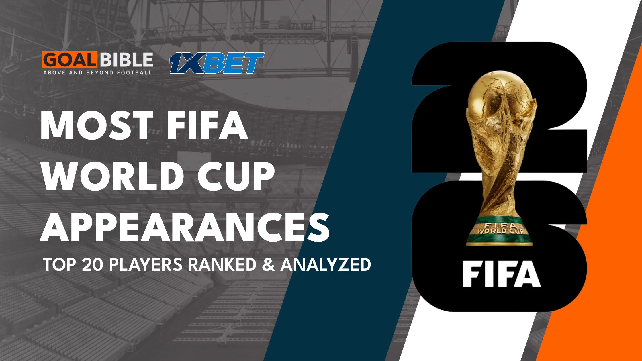 Top 20 Ranking: Who Has the Most FIFA World Cup Appearances?