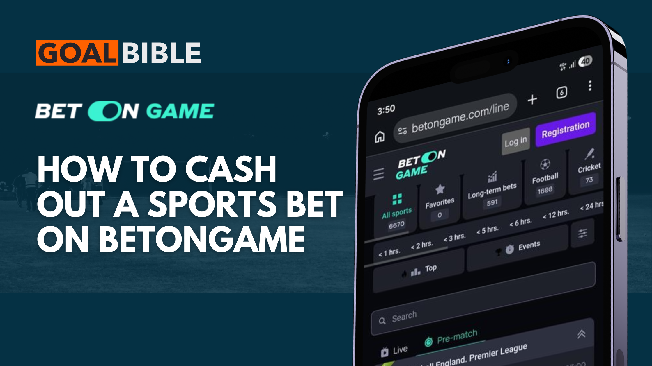 How to Cash Out a Bet on BetOnGame | GoalBible