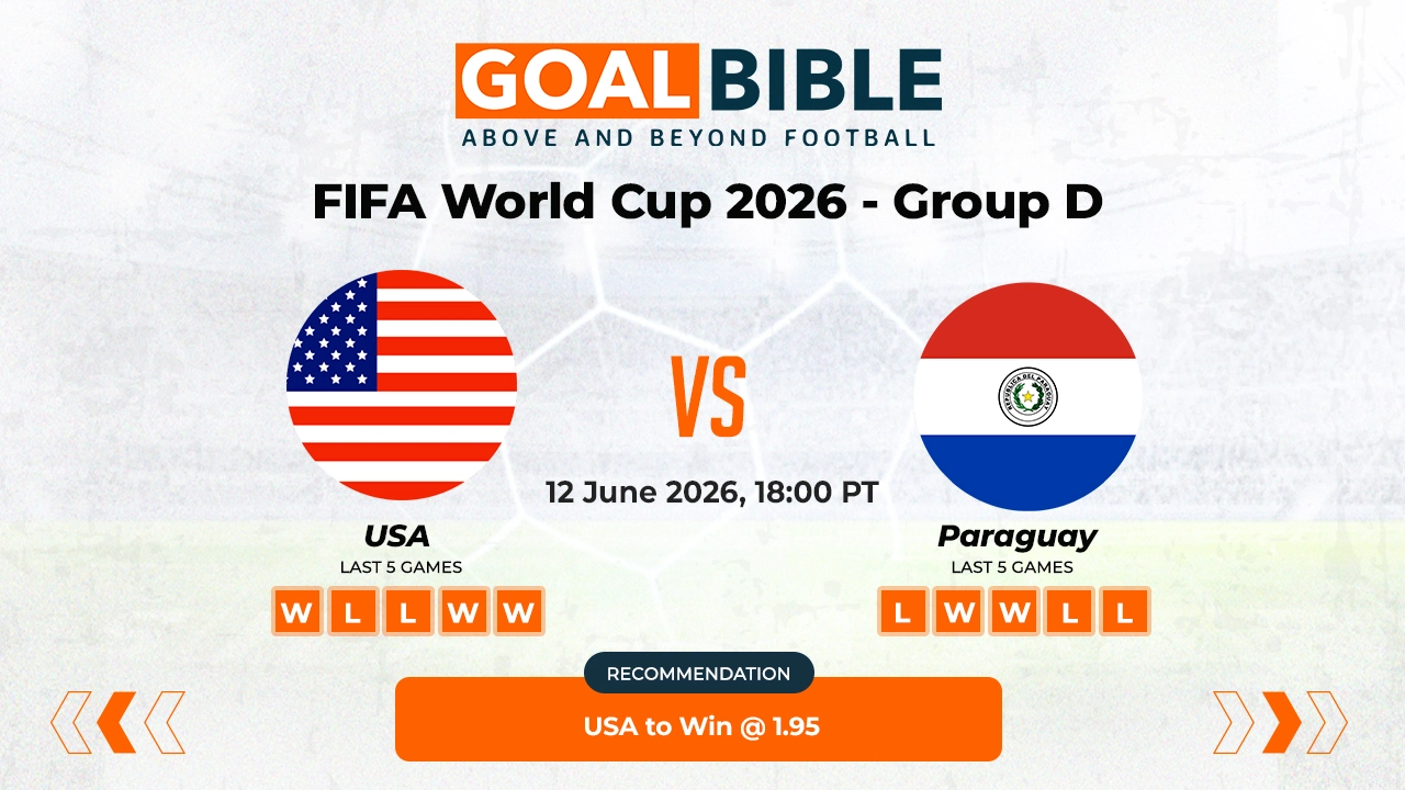 USA vs Paraguay Free Prediction and Betting Tips | June 2026