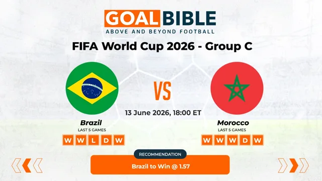  Brazil vs Morocco Free Prediction and Betting Tips | June 2026