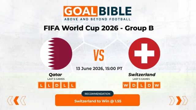 Qatar vs Switzerland Free Prediction and Betting Tips | June 2026