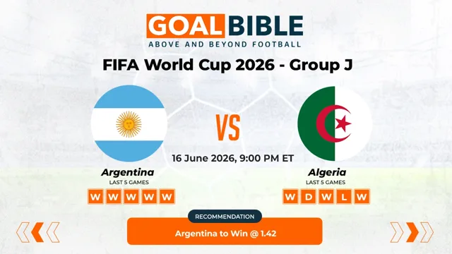 Argentina vs Algeria Free Prediction and Betting Tips | June 2026