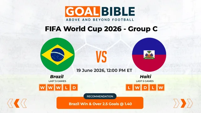 Brazil vs Haiti Free Prediction and Betting Tips | June 2026