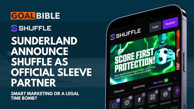 Sunderland Announce Shuffle as Official Sleeve Partner: A multi-year sleeve sponsorship deal