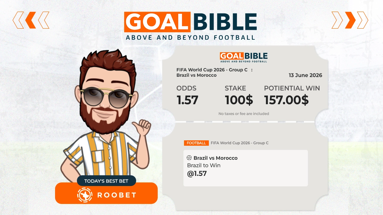 FIFA World Cup 2026 Group C Brazil vs Morocco best & free betting tips with Roobet by GoalBible.