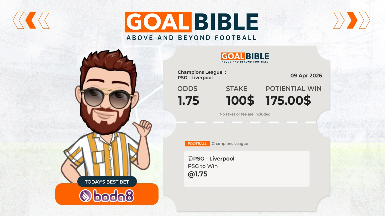 Champions League PSG vs Liverpool best & free betting tips with Boda8 by GoalBible