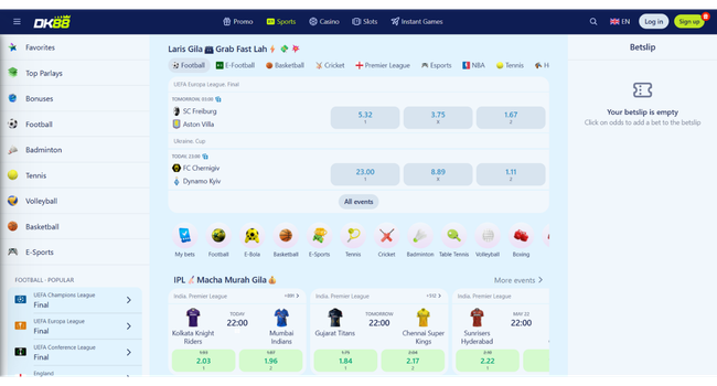 DK88 Dashking88 sports betting and player experience review by GoalBible for Malaysia and Singapore