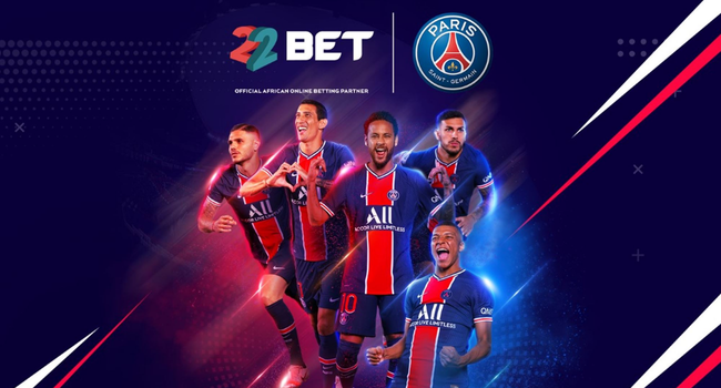 22Bet is PSG Official Asian Betting Partner