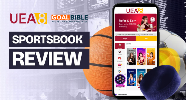 GoalBible Sports Betting expert review on UEA8 Online Casino for Malaysia Singapore and Thailand sports betting online casino player