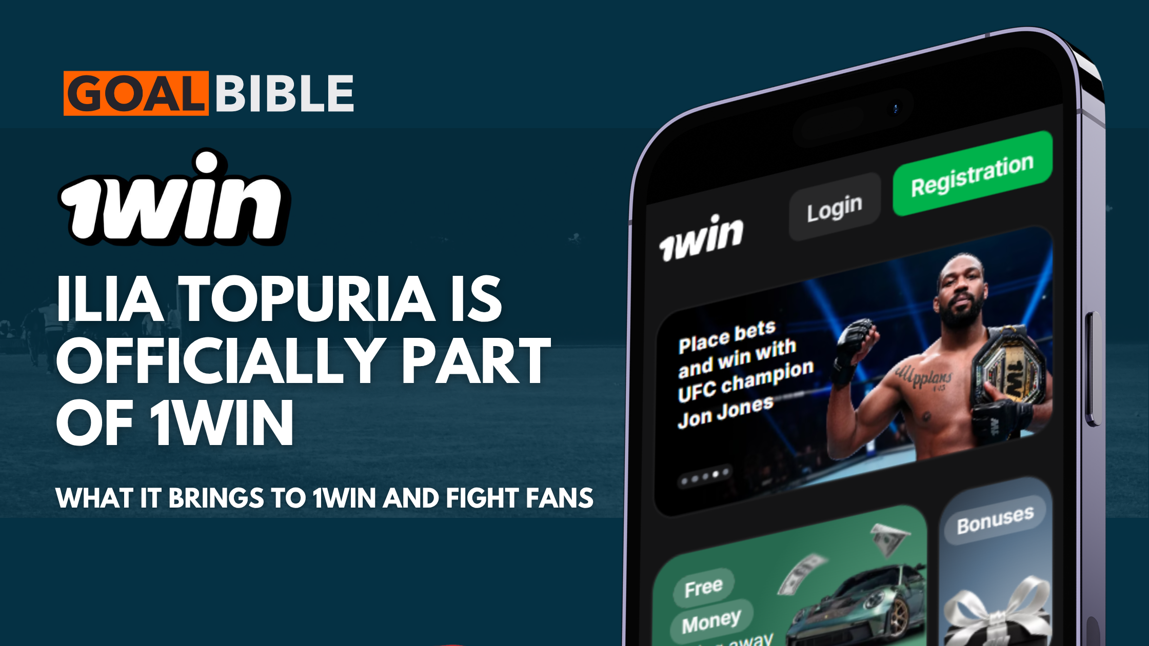 1Win signed Ilia Topuria as their new brand ambassador