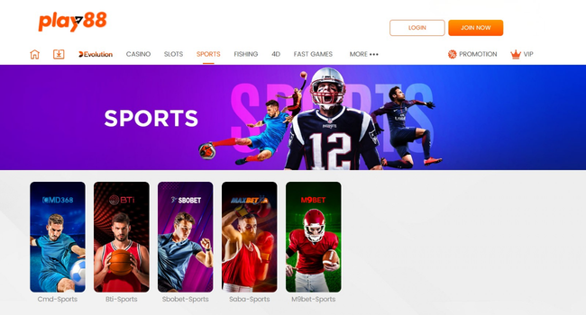 All Sportsbook and sports betting market option and market for Malaysia and Singapore from Play88 online casino and P88