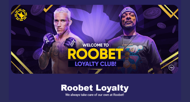 Roobet VIP club for loyal bettors with high rake back and rewards