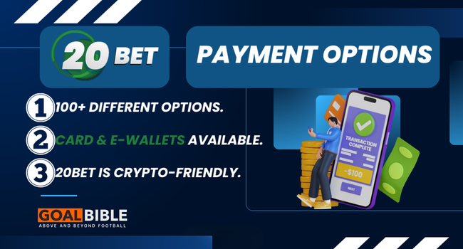 20Bet Complete Payment Options for Philipines and Malaysia and Singapore sports betting players