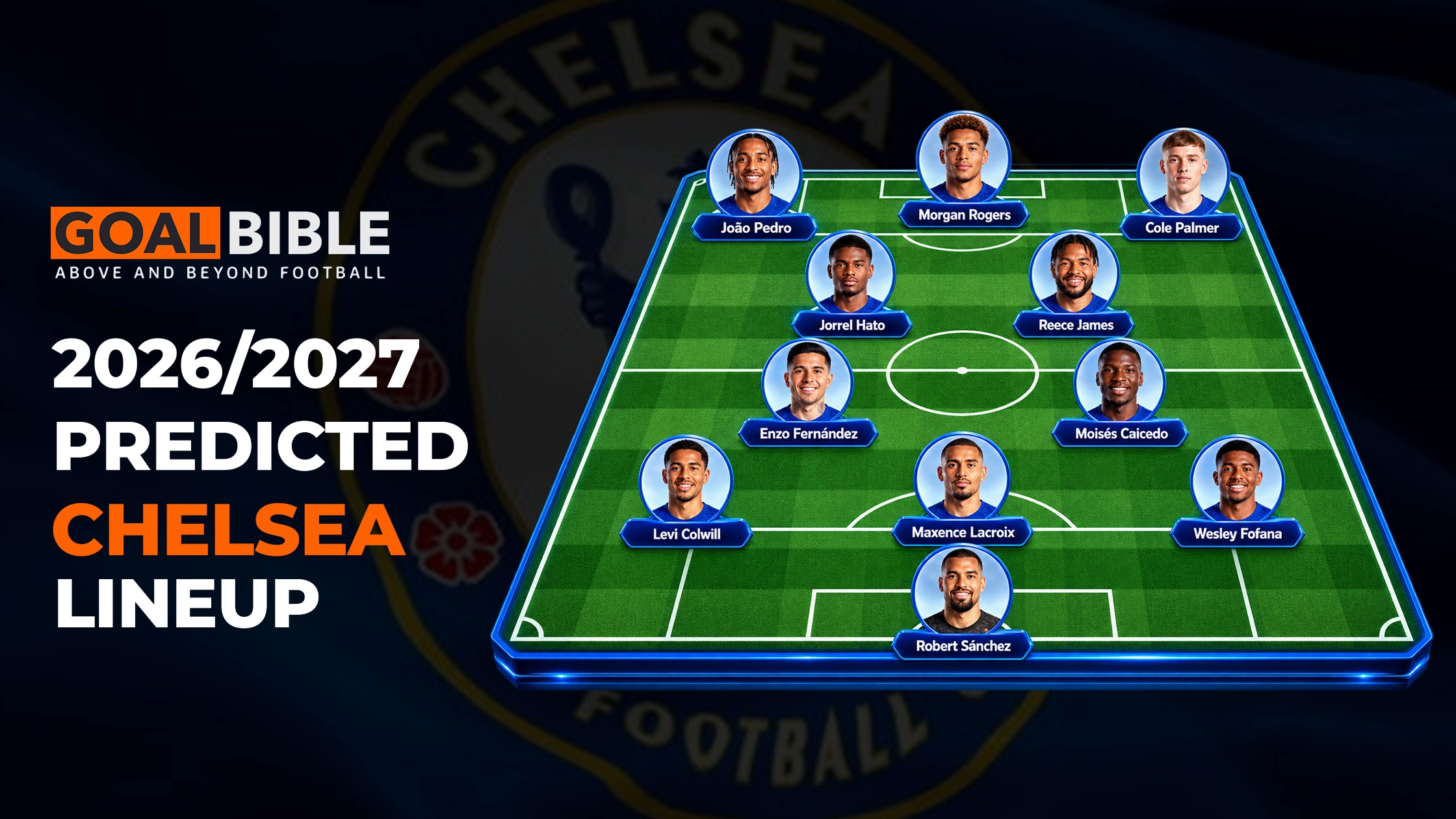 Chelsea 2026/27 predicted formation